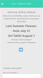 Mobile Screenshot of leipasifika.com