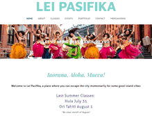 Tablet Screenshot of leipasifika.com